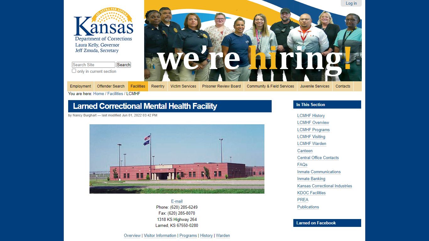 Larned Correctional Mental Health Facility