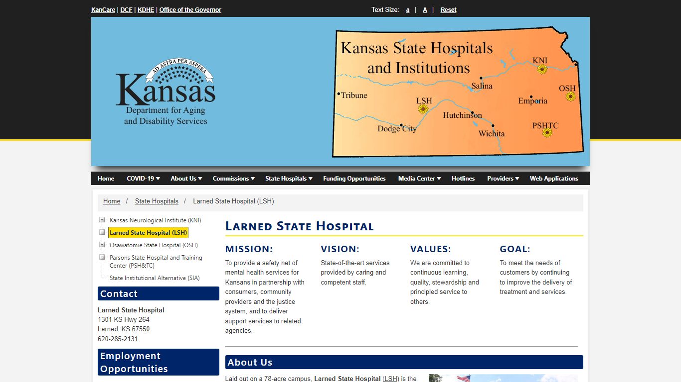 Larned State Hospital (LSH) - Kansas